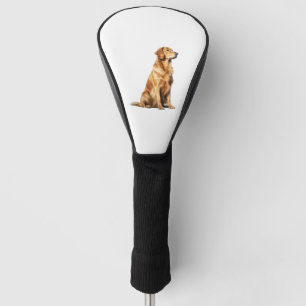 Golden Retriever Dog Portrait - Majestic Pet Illus Golf Head Cover
