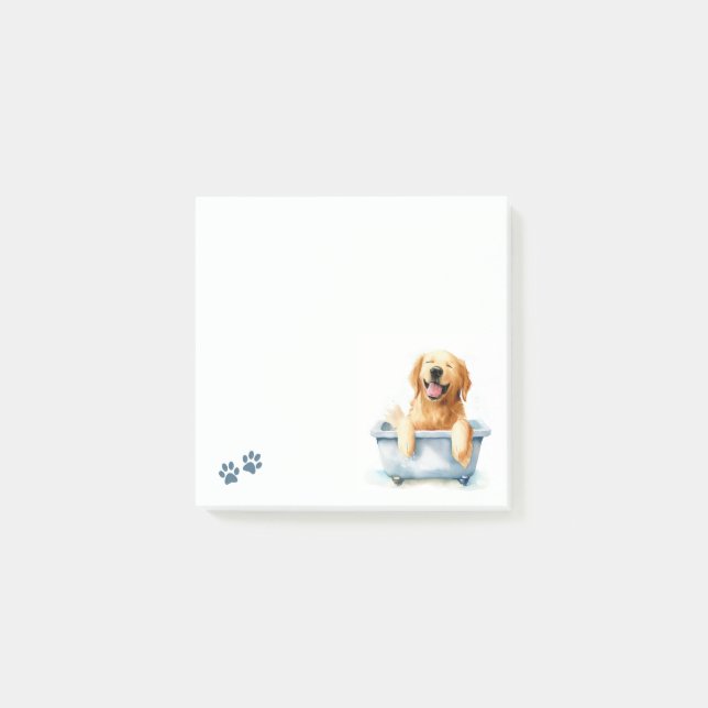 Golden Retriever Dog Post-it Notes (Front)