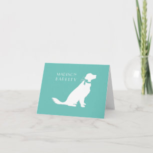 Golden Retriever Dog Puppy Note Card