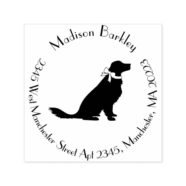 Golden Retriever Dog Puppy Self-inking Stamp (Design)