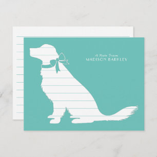 Golden Retriever Dog Puppy Thank You Card