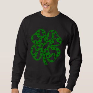 Golden Retriever Dog Shamrock Saint Patricks Day B Sweatshirt