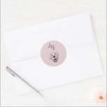 Golden Retriever  Dog Sticker for Wedding<br><div class="desc">A Golden Retriever dog sticker for weddings can be designed with either a watercolor portrait or a minimal line drawing of the dog. Couples often add their initials, wedding date, or a short phrase to make the sticker personal. These stickers can be used to seal invitations, decorate favor bags or...</div>
