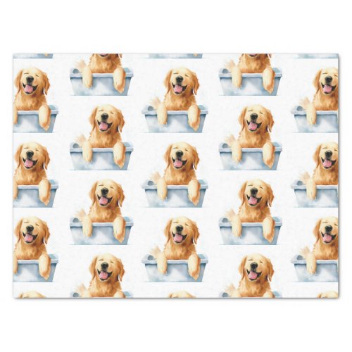 Golden Retriever Dog Tissue Paper