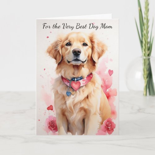Golden Retriever Dog You Make My Tail Wag Holiday Card