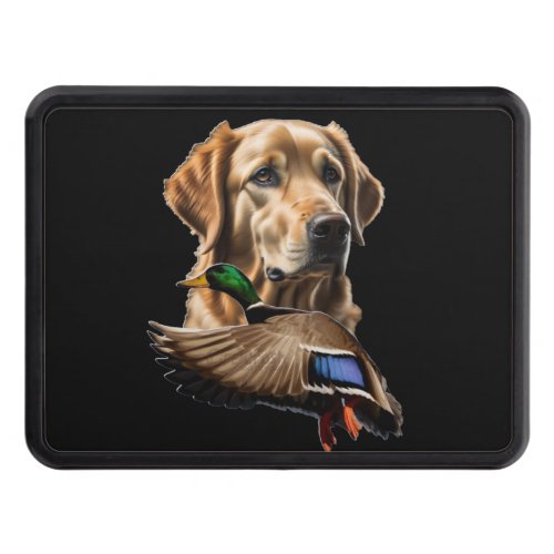 Golden Retriever Duck Hunting Hitch Cover