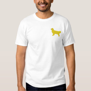 Golden Retriever Embroidered T-Shirt