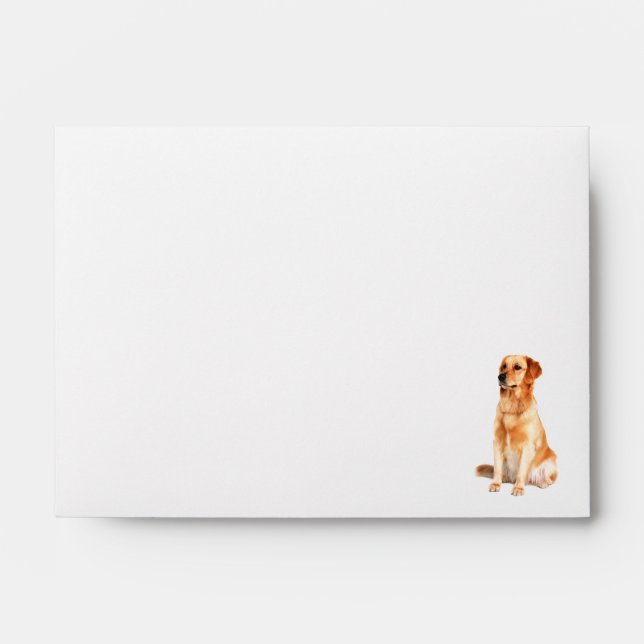 Golden Retriever Envelope (Front)