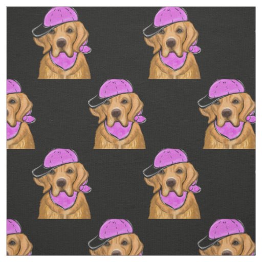 GOLDEN RETRIEVER FABRIC
