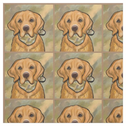 GOLDEN RETRIEVER FABRIC
