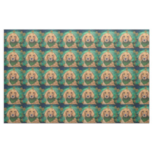 Golden Retriever Fabric