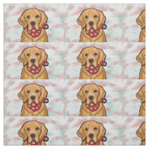 Golden Retriever Fabric