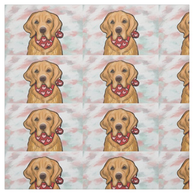 Golden Retriever Fabric (Swatch)