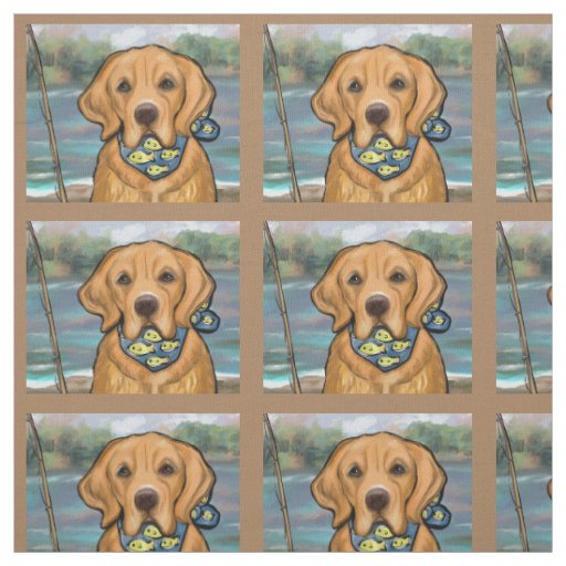 Golden Retriever Fabric