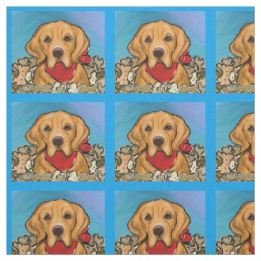 Golden Retriever Fabric