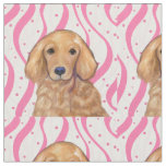 Golden Retriever Fabric