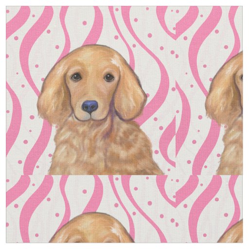 Golden Retriever Fabric