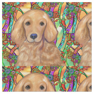 Golden Retriever Fabric