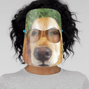Golden Retriever Face Shield