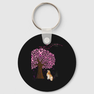 Golden Retriever Faith Love Hope Keychain