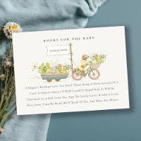 Golden Retriever Floral Books For Baby Shower