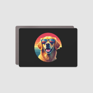 Golden Retriever for Kids Boys Girls Sunglasses Pe Car Magnet
