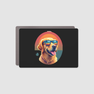 Golden Retriever for Kids Boys Girls Sunglasses Pe Car Magnet
