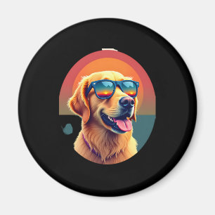 Golden Retriever for Kids Boys Girls Sunglasses Pe Magnet