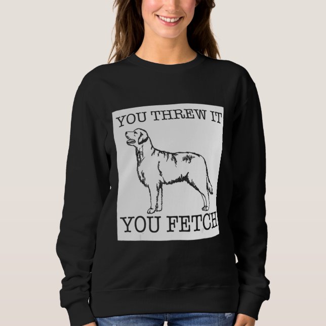 Golden Retriever funny dog lover gift Sweatshirt (Front)