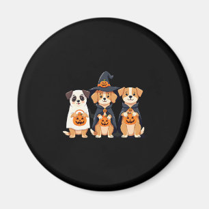 Golden Retriever Ghost Halloween Trick Or Treat Do Magnet