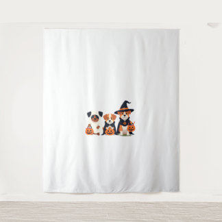 Golden Retriever Ghost Halloween Trick Or Treat Do Tapestry