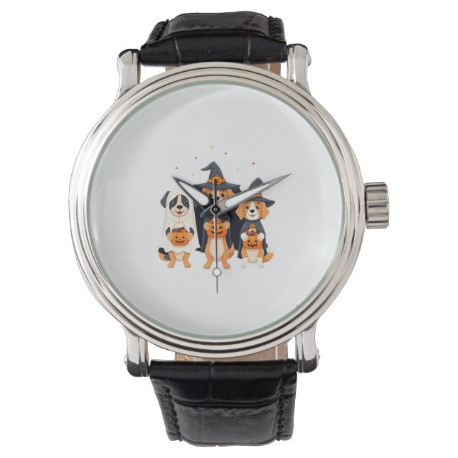 Golden Retriever Ghost Halloween Trick Or Treat Do Watch (Front)