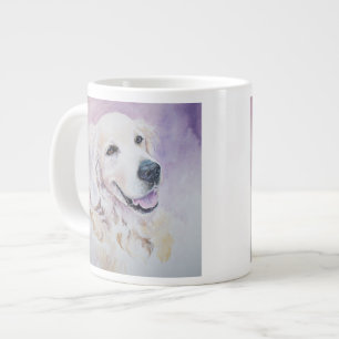 Golden retriever giant coffee mug
