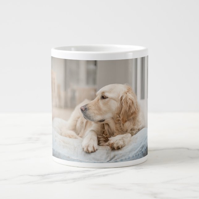 Golden Retriever Giant Coffee Mug (Front)