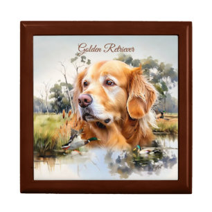 Golden Retriever Gift Box