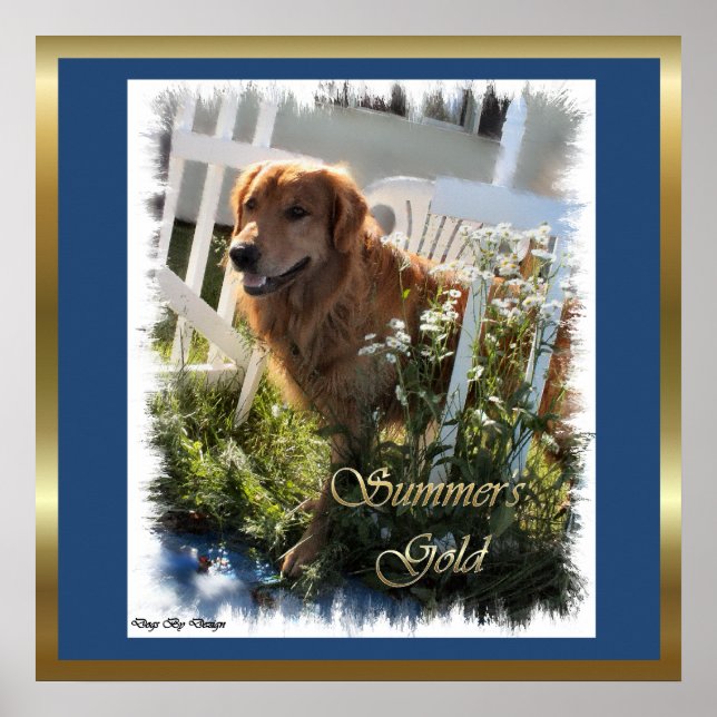 Golden Retriever Gifts Art Prints (Front)