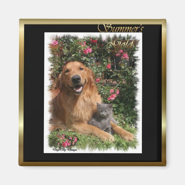 Golden Retriever Gifts Magnet (Front)