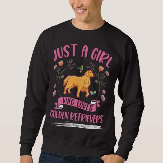 Golden Retriever Girl  1 Sweatshirt (Front)