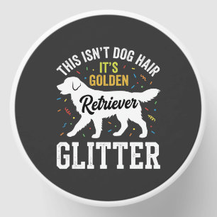 Golden Retriever Glitter Dog Hair Design Mini Candle Favors