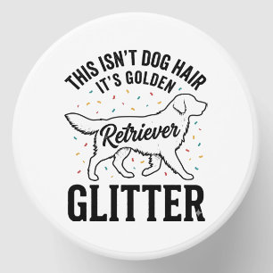 Golden Retriever Glitter Vintage Dog Hair Shirt_1 Mini Candle Favors