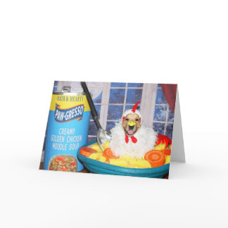 Golden Retriever Golden Chicken Soup Card