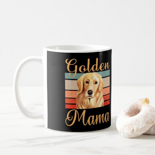Golden Retriever Golden Mama Mom Dad Coffee Mug