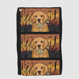 Golden Retriever Golf Towel