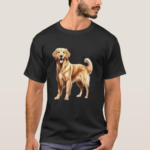 Golden Retriever Good Boy Dog 1 T-Shirt