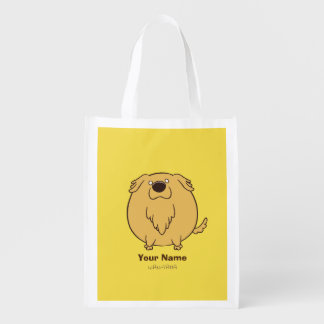 Golden Retriever "Gortama" Grocery Bag