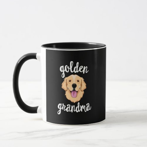 Golden Retriever Grandma Dog Puppy Lover Mug