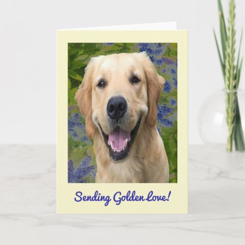 Golden Retriever Greeting Card