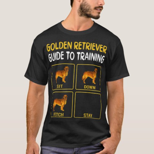 Golden Retriever Guide To Training Dog Obedience T_Shirt