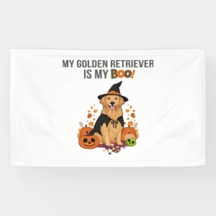 Golden Retriever Halloween Dog My Golden Retrieve Banner