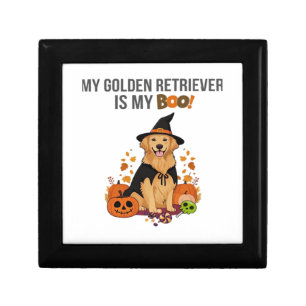 Golden Retriever Halloween Dog My Golden Retrieve Gift Box